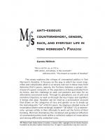 Anti-Exodus: Countermemory, Gender, Race, and Everyday Life in Toni Morrison's Paradise
