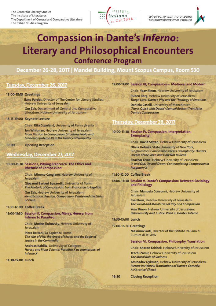 Compassio in Dante's Inferno